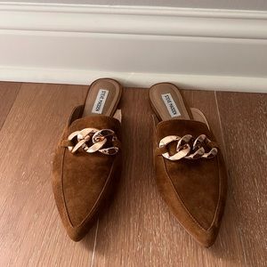Steve Madden buckle mules size 10 new condition